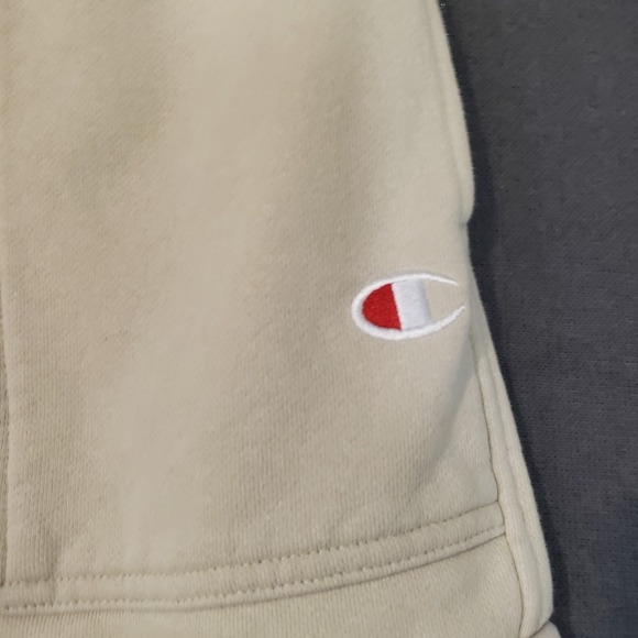 Champion Reverse Weave Sweatpants Mens Small Tan Joggers Drawstring Pockets - Picture 7 of 10